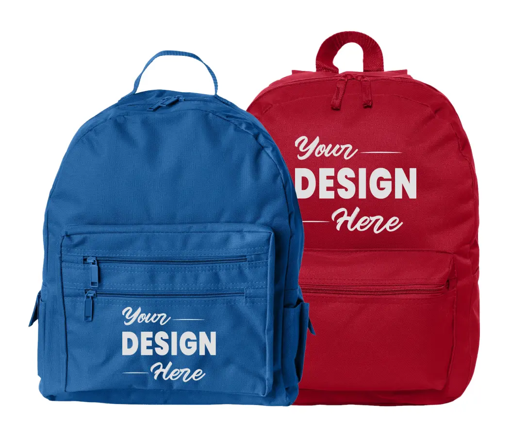 Blue and red color Backpacks
