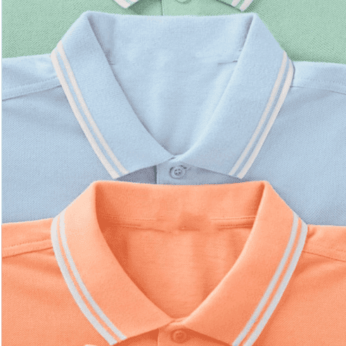 Three polo shirts