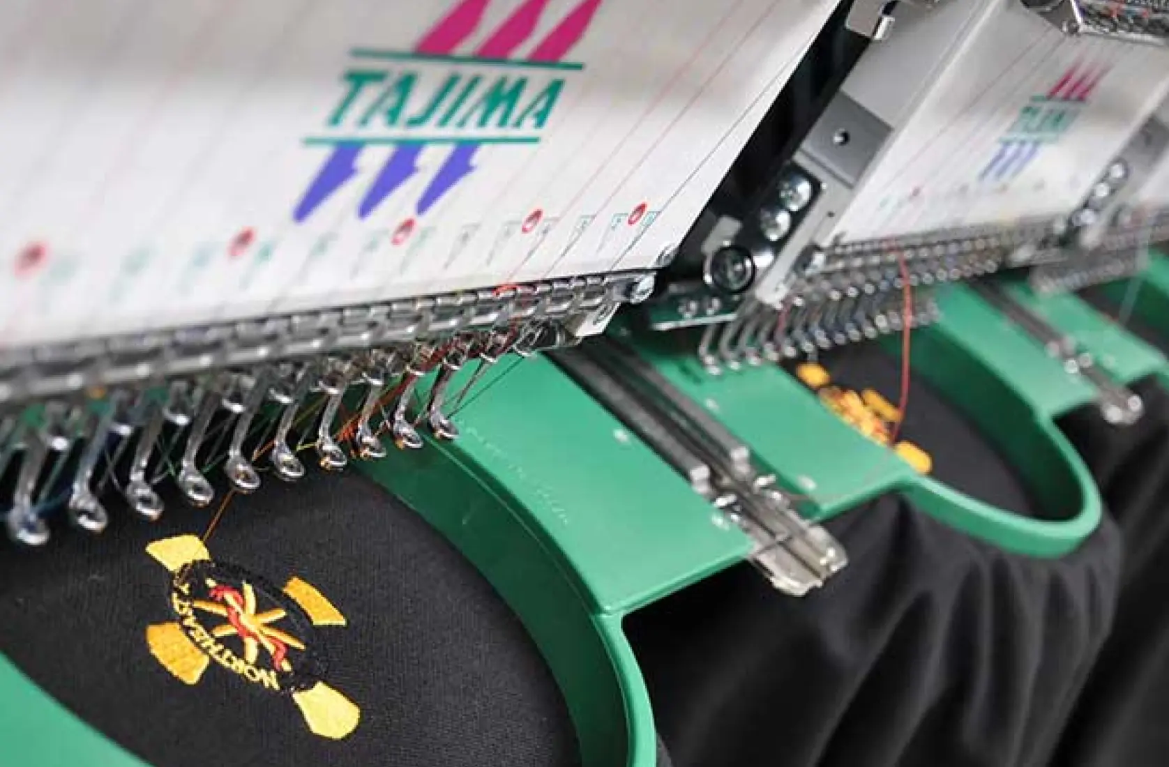 Embroidery machine manufacturing