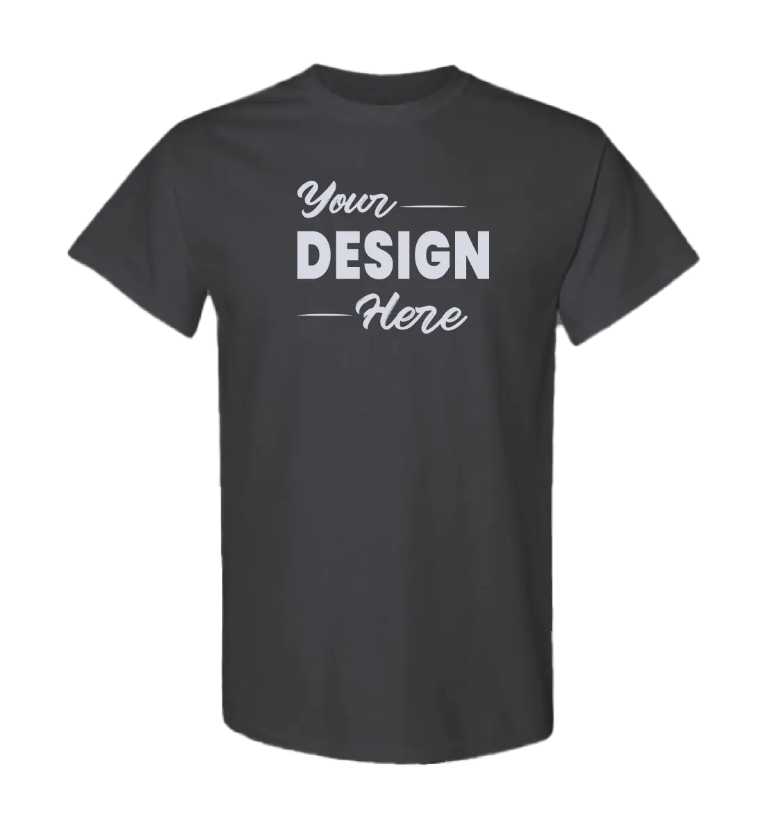 Black color man's t-shirt