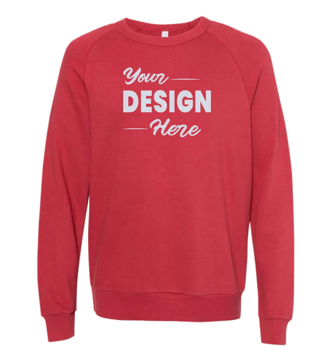 Red color man's long sleeve