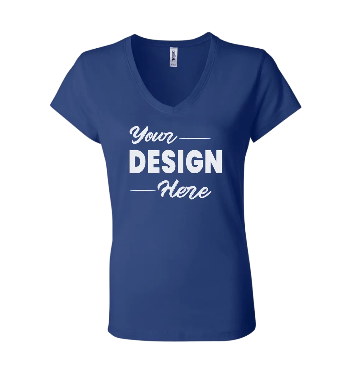 Navy color women's v-neck
